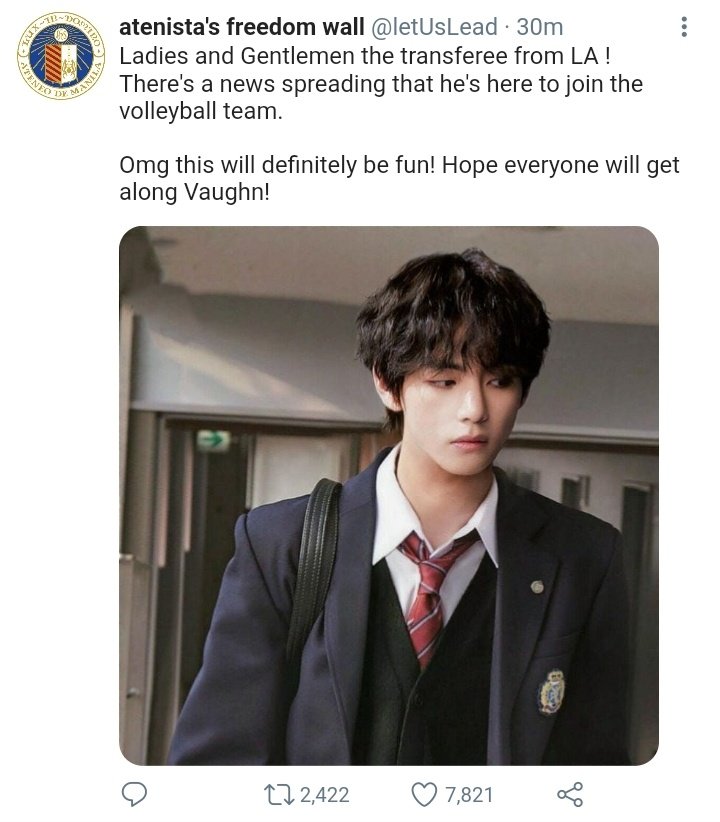 kookxvslee's tweet photo. TRANSFEREE

a #taekooau wherein a popular janus felt loved at first sight right after seeing this transferee. https://t.co/aUs7YGs2qM