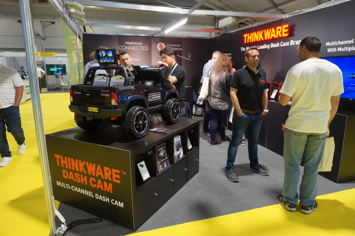 Last Day of the @TheCVShow  🙂👍

If you are visiting today pop over and smile for the camera.

Stand 4B12 Hall 4 

#ThinkwareDashCam #commercialvehicleshow 🙂