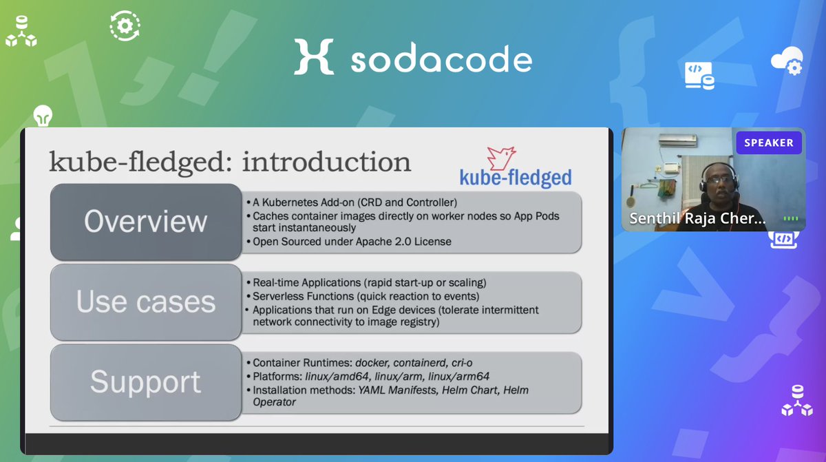 sodafoundation's tweet photo. #sodacode Demo Days Day 2
Project introductions of #SBK, #Configurator, #DAOs, #KebeFledged and how to contribute to these projects by the hackathon participating project leads @kmgowda103, Renugadevi B & Surendar B, Johann Lombardi, and @senthilrch
https://t.co/dRRar5m1jk https://t.co/mxfJKvlmRY