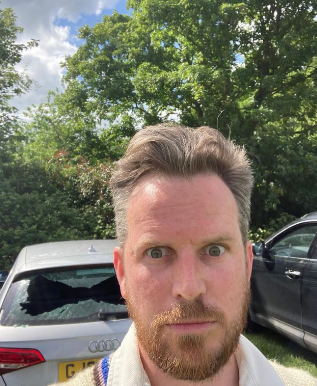 10_to_3's tweet photo. Skipper @jamesmenzies1 starred with a (car window) smashing 53* vs Jesmond Blades https://t.co/KnWASOJzVz