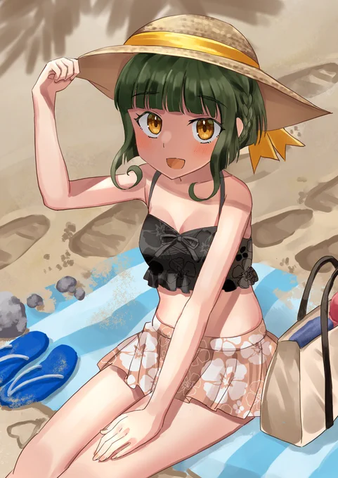 水着の高波 #艦これ 