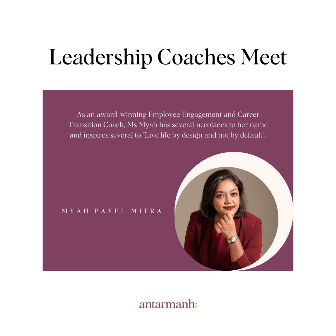 On the account of the 9th foundation day, Antarmanh is proud to host a Leadership Coaches Meet on the 27th of May.

We're excited to announce the First Guest Speaker for the conference, @CoachMyah  

To participate virtually, register: docs.google.com/.../1FAIpQLScB…
#leadershipcoaches