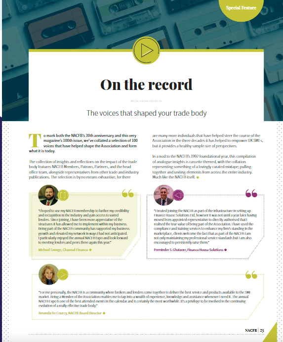 Honoured to be included in the <a href="/NACFB/">NACFB</a> Magazine segment 'On the record' 

You can read our CEO <a href="/Mikey_Savage1/">Mike Savage ✍️</a>'s thoughts on what he has gained from being a member in the magazine online at the link below:

buff.ly/39Ykt5O