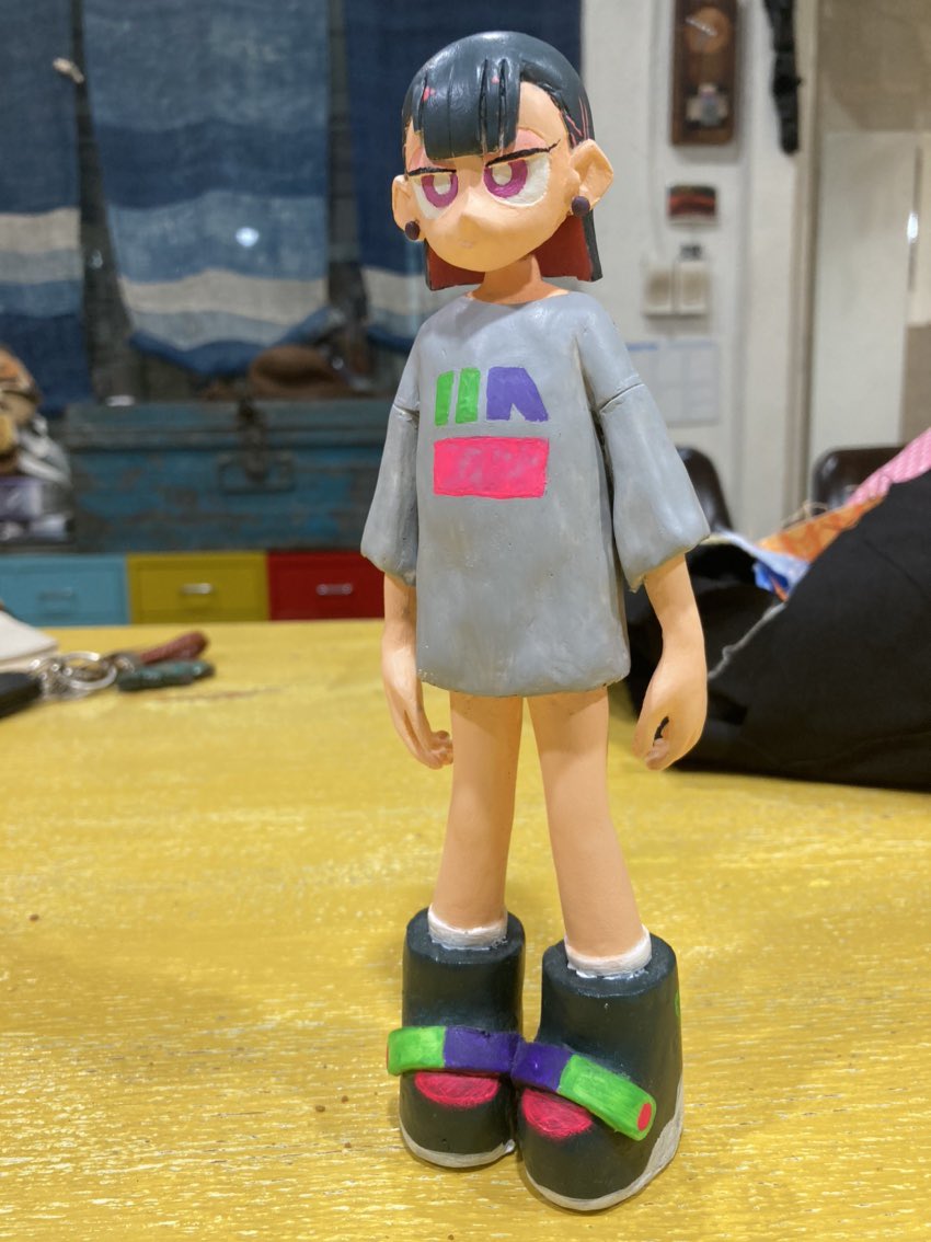 baso_guitar's tweet photo. 贈られた手作りACAねちゃん https://t.co/nbJntCPf8Q