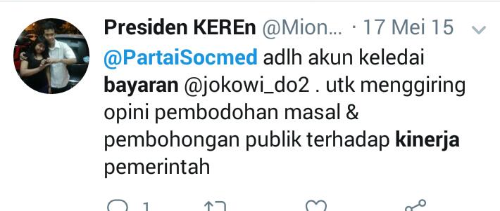 AbasBalapradana's tweet photo. @ItsMe_RBH @BoyRembaya @PartaiSocmed @ViantyTJP @susipudjiastuti Dr dlu dukungan @PartaiSocmed #99Movement dan #Army99 pada seorang tokoh tdk sekali dua kali mendapatkan fitnah sebagai buzzer dan pendukung bayaran, padahal dukungan kita cukup dibayar dgn kinerja yg baik. Tp sdahlah, fitnah2 tersebut jg pda akhirnya akan mengenai drinya sndri https://t.co/ZdtNKKNjML