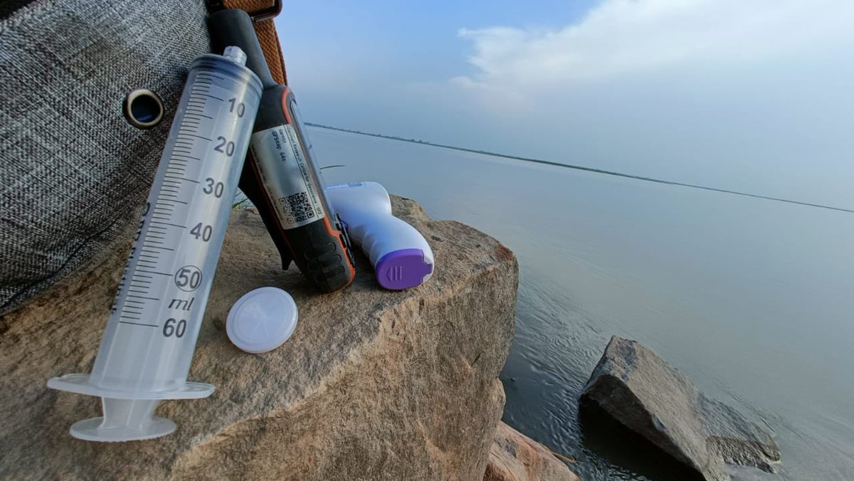 ChrisAndermann's tweet photo. Mission completed, #HelloMonsoon eastern surface water sampling transect. bijay was received withe cheers at @GeologyDeptPU. Thank you @atulpan96903520 !
@GFZ_Potsdam @basanta58_raj @paleohydrology https://t.co/TF9V6y0ZGt