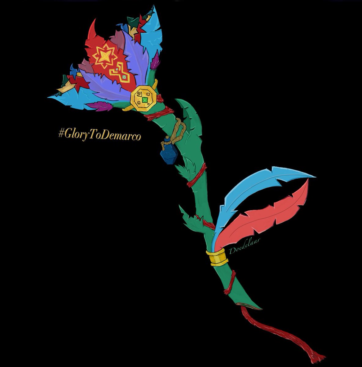 thedoedelaar's tweet photo. The glorious battles &amp; warmth will be missed.
#GloryToDeMarco &amp; with that, the arena. 

Let’s all post a flower and howl his name! 
*It can be a picture, drawing or even a clay sculpture. Let’s show love.
#SeaOfThieves #WhoKilledDeMarco https://t.co/3ccnR9HIO7