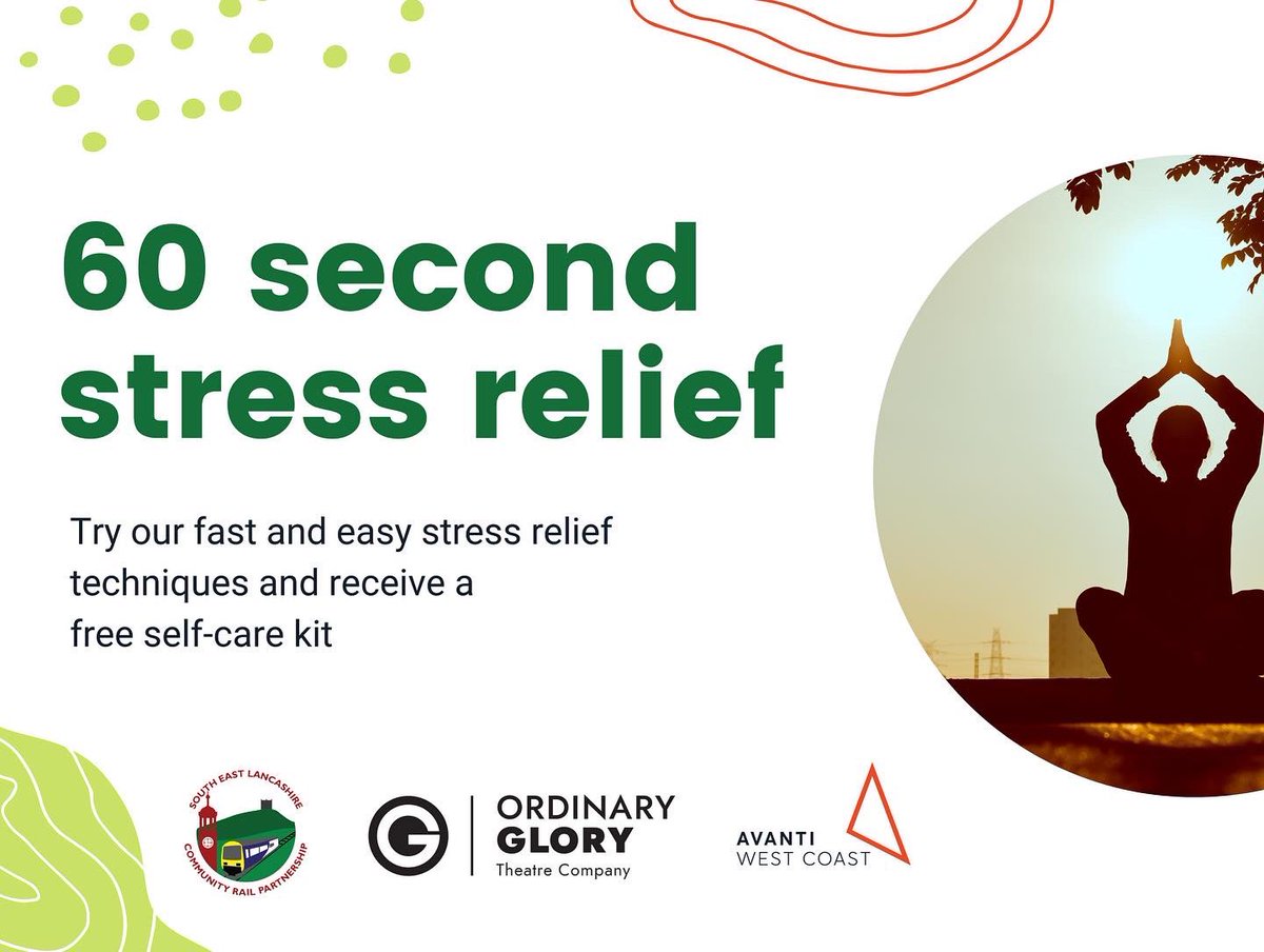 South East Lancashire CRP (@selcrp1) on Twitter photo Our second day at Manchester Piccadilly offering ‘60 Second Stress Relief’ and handing out free handmade self-care kits, in partnership with <a href="/Ordinary_Glory/">Ordinary Glory</a> & funded by <a href="/AvantiWestCoast/">Avanti West Coast</a>
#CommunityRailWeek
#60SecondStressRelief #SelfCare Our second day at Manchester Piccadilly offering ‘60 Second Stress Relief’ and handing out free handmade self-care kits, in partnership with <a href="/Ordinary_Glory/">Ordinary Glory</a> & funded by <a href="/AvantiWestCoast/">Avanti West Coast</a>
#CommunityRailWeek
#60SecondStressRelief #SelfCare