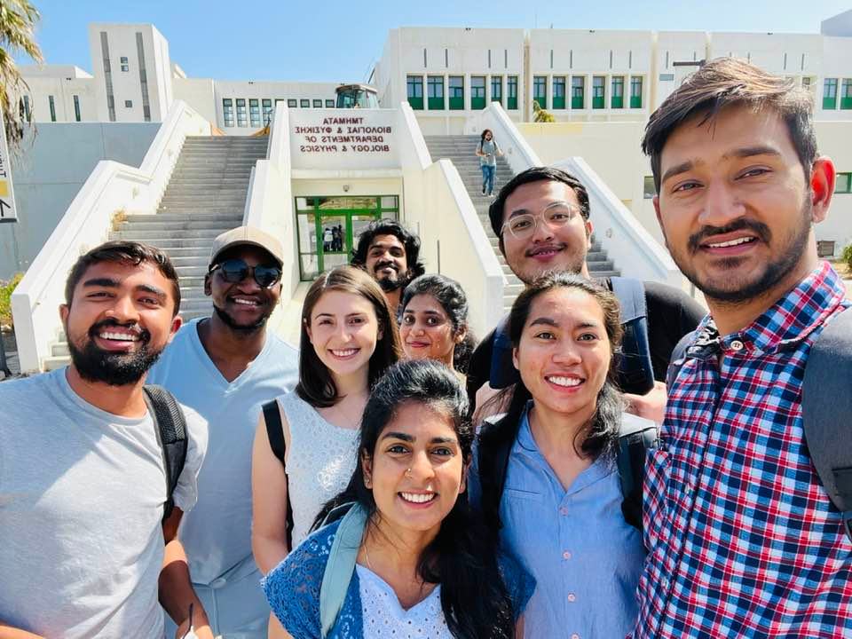 AquaStudents's tweet photo. Great photos from ACES+ student Krishna of our happy #aquaculture #masters students from the seventh cohort (2021 intake) at the end of a busy semester 2 in Greece.🐟

For MSc Aquaculture, #Environment and Society Sept 2022 intake, apply by 30th of June. https://t.co/5p7KY1dJFV https://t.co/mG6eSVgGcq
