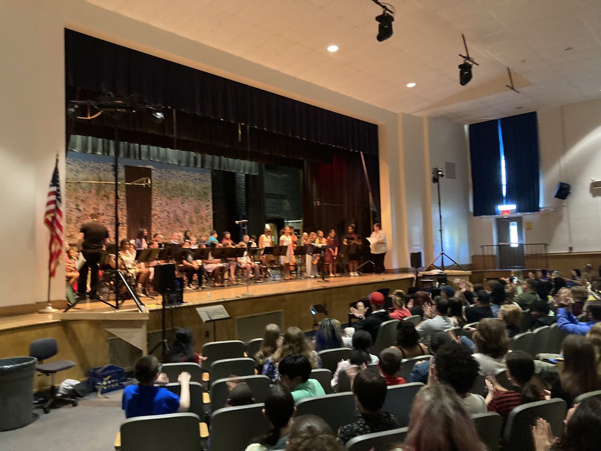 FTSD_'s tweet photo. How exciting to again have a full house for our Riverfront School spring concert tonight!! It’s been over two years since we had our live concert performance! #RiverfrontRocks #FlashesProud https://t.co/NgntcWPrlF