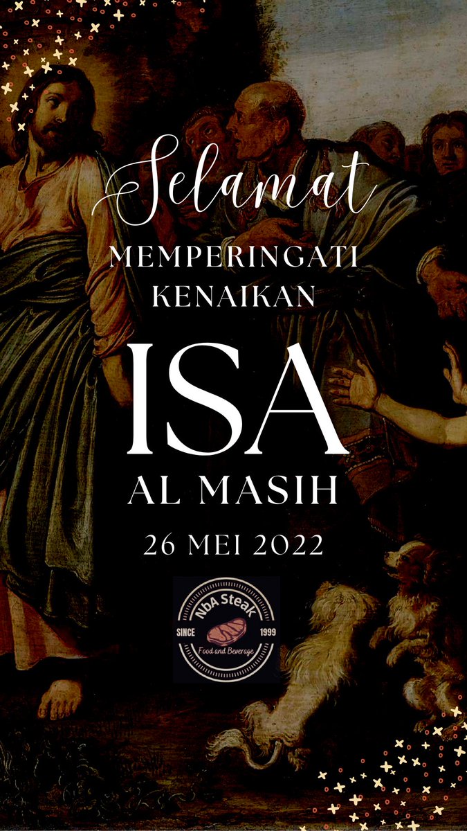 nbasteaksolo's tweet photo. Selamat Memperingati Kenaikan Isa Al Masih 🙏 https://t.co/M6MXHP1fAs