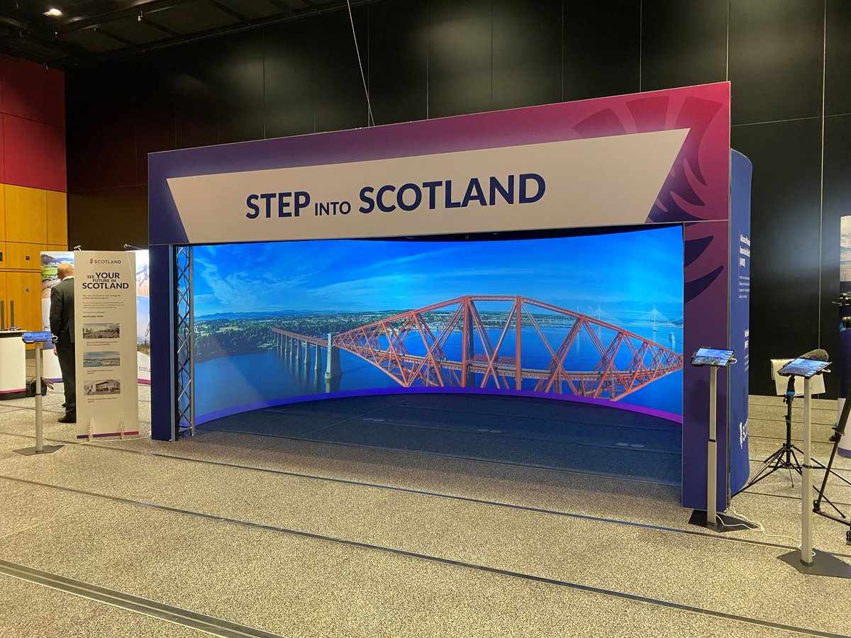 IglooVision's tweet photo. If you’re looking to make a lasting impression, creating a shared immersive experience is a perfect way to do it. That’s why @Whitespacers chose an Igloo immersive solution for the @ScotDevInt stand at the @ConwayGlobal World Forum for Foreign Direct Investment.
#WorldForum22 https://t.co/9smRAkhVj8