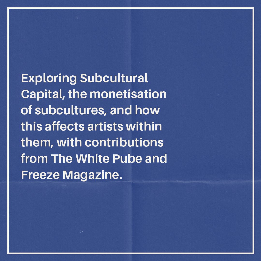 Gatekeeper Magazine (@gatekeeperzine) on Twitter photo The seventh and final chapter, 'Subcultural' is an exploration of Subcultural Capital with contributions from <a href="/TheWhitePube/">The White Pube</a> & @cem_____a
Keep an eye out 👀 for the rest of the chapters and go to gatekeepermagazine.com/Shop to pre-order Issue 03 now! The seventh and final chapter, 'Subcultural' is an exploration of Subcultural Capital with contributions from <a href="/TheWhitePube/">The White Pube</a> & @cem_____a
Keep an eye out 👀 for the rest of the chapters and go to gatekeepermagazine.com/Shop to pre-order Issue 03 now!