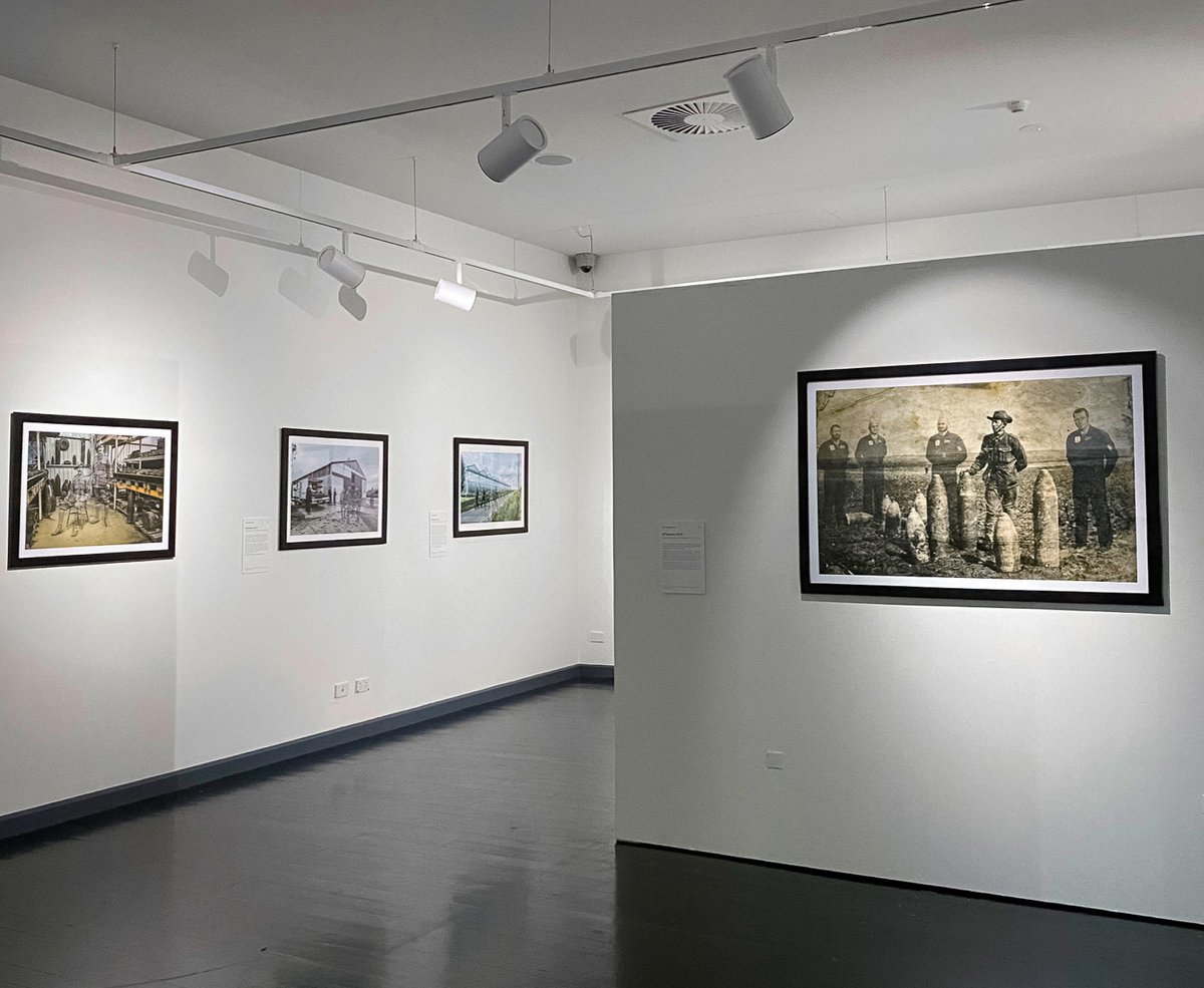 IAlderman's tweet image. Another great display for @recoveringthepast. 3235 visitors viewed the work at #riddochartsandculturalcentre, taking its total visitor count to beyond 80,000. The long-term #consequencesofwar which this work explores are sadly and once again, daily news 

#dovosedee #EOD #PTSD