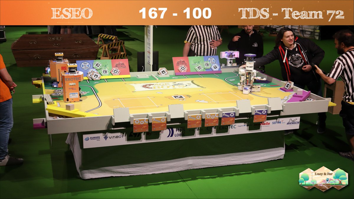 ESEORobot's tweet photo. Victoire également pour l'équipe principale 167 à 100 contre TDS-Team 72 !
Bravo à eux pour ce match 😀 https://t.co/PzMvEip4pk