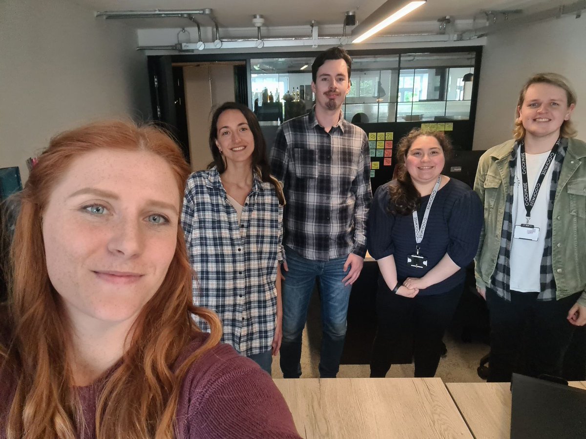 BlackGoblinSFX's tweet photo. 📸
Finally got the whole Black Goblin team together in the office 🧡

#SoundDesign #MeetTheTeam #SoundTools #SoftwareDevelopment https://t.co/ZSWPIyCmdq