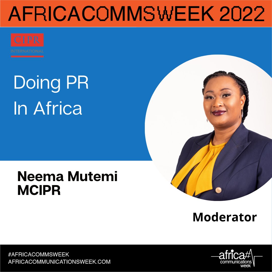 If you’re curious about varying PR markets across the continent, you don’t want to miss this event. 

Register here us02web.zoom.us/j/81512492279

Watch us live on Youtube here: youtube.com/channel/UCBVDE…