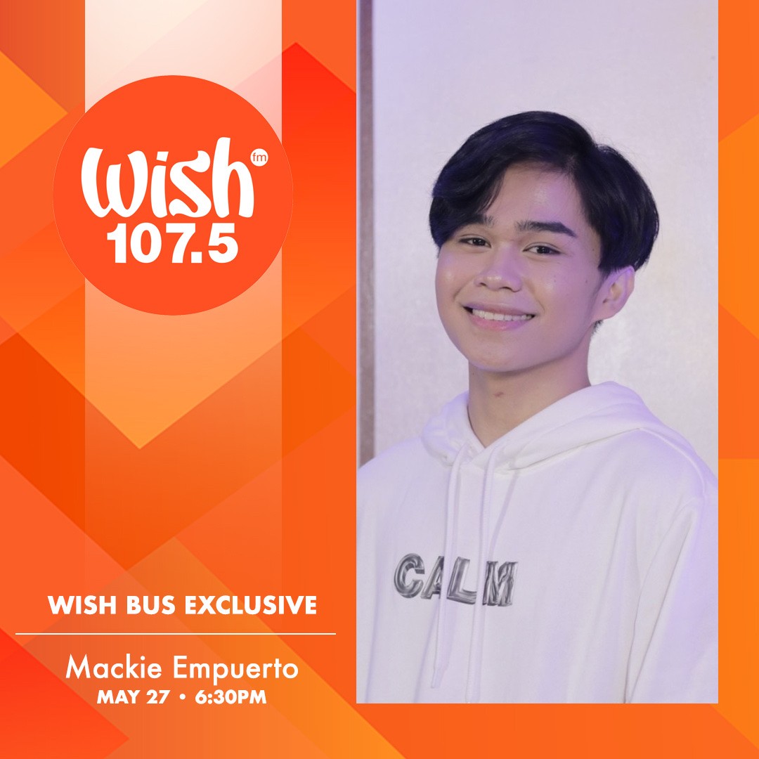 StarMusicPH's tweet photo. ROADSHOW UPDATE: We will be having the very talented Mackie Empuerto on the @wish1075 Bus tomorrow @ 6:30pm! https://t.co/dD2Ler61Sc
