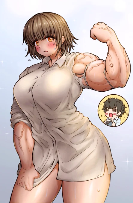 恥じらい筋肉の子 