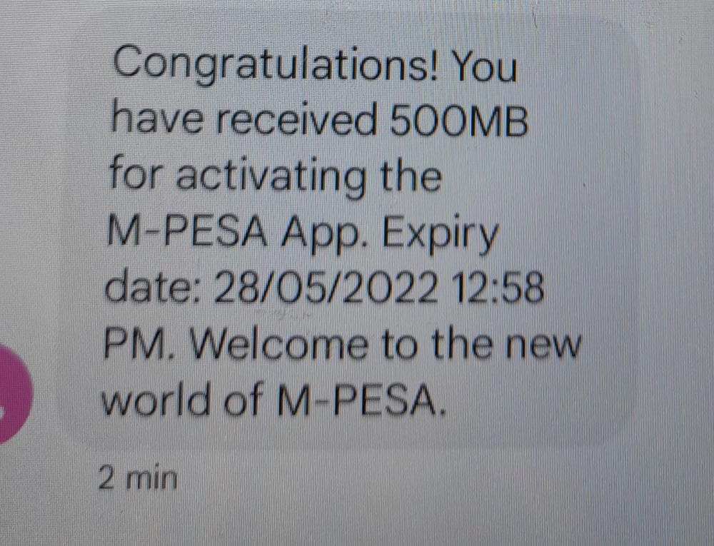DebbieJG7's tweet photo. Guys! @SafaricomPLC
  has a new upgrade of the Mpesa App  For Android users @jamesmutinda @gidraffe @Marquenqin uninstall and Reinstall your MPESA application using this link : https://t.co/Fm5mwVUJPY and 500MB free data once you re-install the app 
#TheFutureOfMoney https://t.co/j1k6D84Vvt