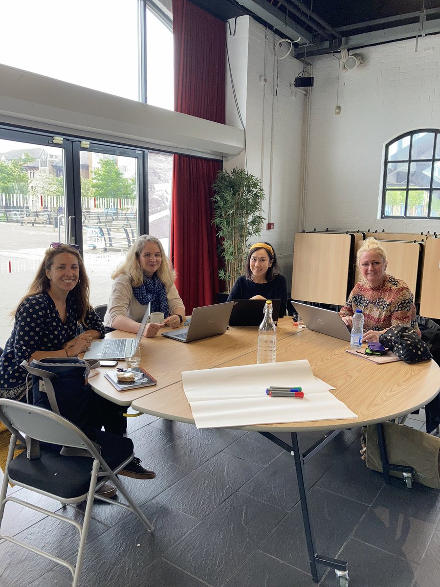 bdnil's tweet image. Last day of #springschool2022 @The_Waterfront the participants are working on the wellbeing resource they have to present this afternoon, this evening we have a closing feast in the GRAFT garden @Guislainmuseum @zoewaterfront
