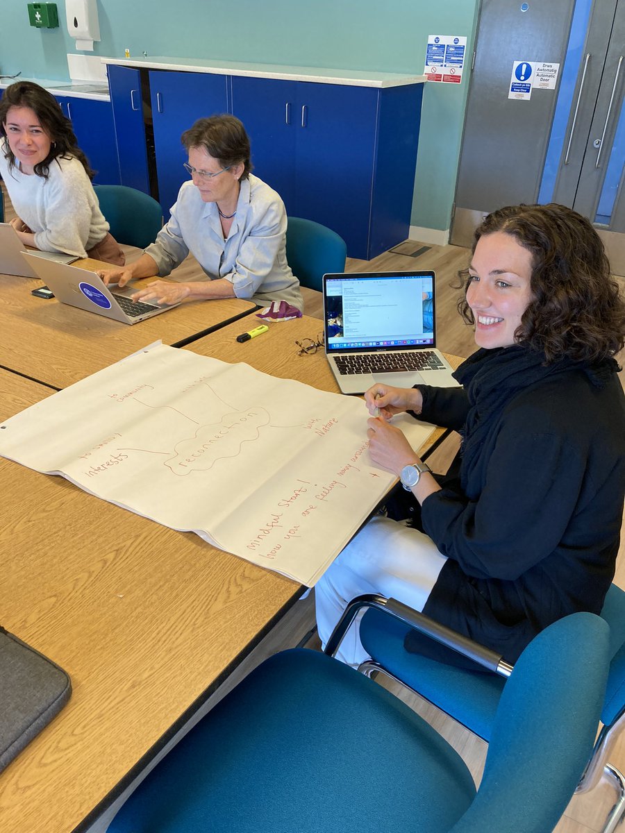 bdnil's tweet image. Last day of #springschool2022 @The_Waterfront the participants are working on the wellbeing resource they have to present this afternoon, this evening we have a closing feast in the GRAFT garden @Guislainmuseum @zoewaterfront