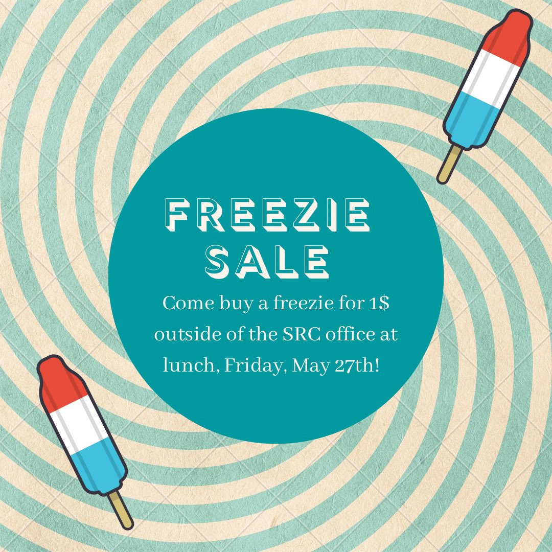 Freezie sale! Friday,May 27th!