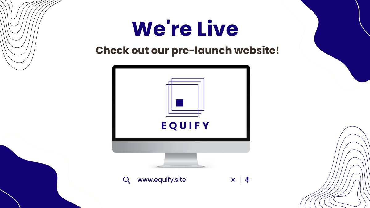 equify_official's tweet photo. Our pre-launch is live ❗  

https://t.co/RqY4utZhxR

Don’t forget to reserve your spot on our waitlist for full access to our BETA✅

#blockchain #research #equify https://t.co/XpBkSdouYy