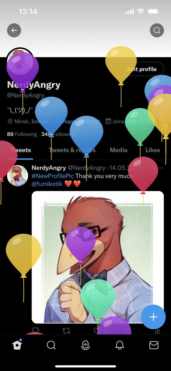 NerdyAngry's tweet photo. Happy birthday to me 👀 https://t.co/4p3AEpLiTC