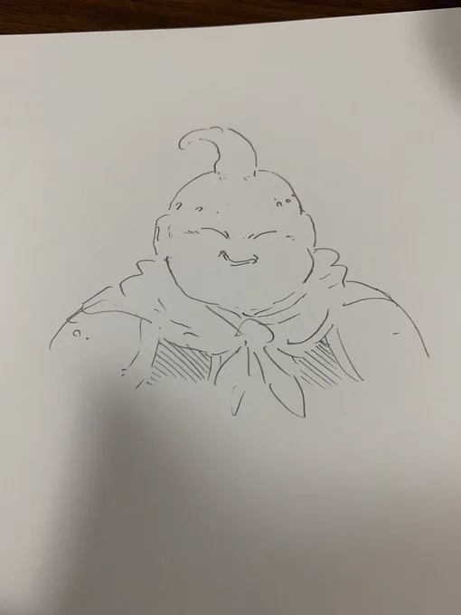 なんとなく何も見ないで描いたらうまく描けた 