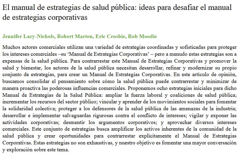 1/11 Most of my research is about the problem (corporate power, capitalism etc.). That's the easy stuff. Solutions are vastly harder. So I am pretty DAMN chuffed to have this out.
A #publichealth playbook - 8 ways to counter the 'Corporate Playbook'
#CDoH
thelancet.com/journals/langl…