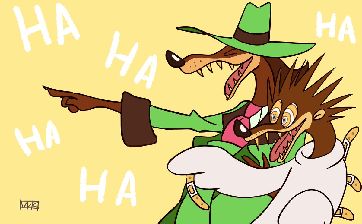 この2人並べて描きたくなる
#toonpatrol