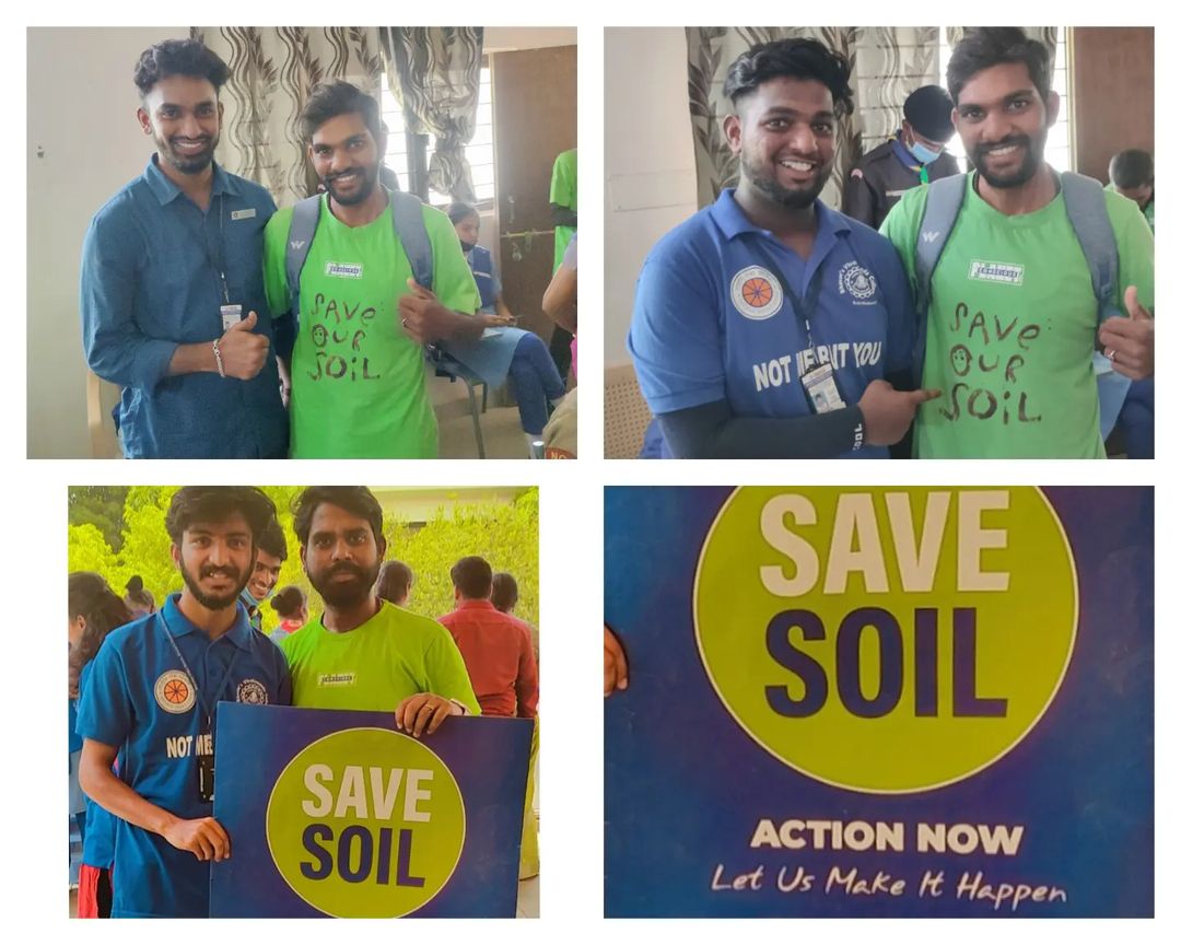 NssBhavans's tweet photo. Green Campus Program- Save Soil Event was organized in Bhavan's Vivekananda College. The event started by the opening speech on Soil Awareness by our Lecturer Mallika Ma'am followed by our respectful Principal Mr. Ashok sir.
#SaveSoil
@_NSSIndia
@ishafoundation
@SadhguruJV https://t.co/37RgNlffeE