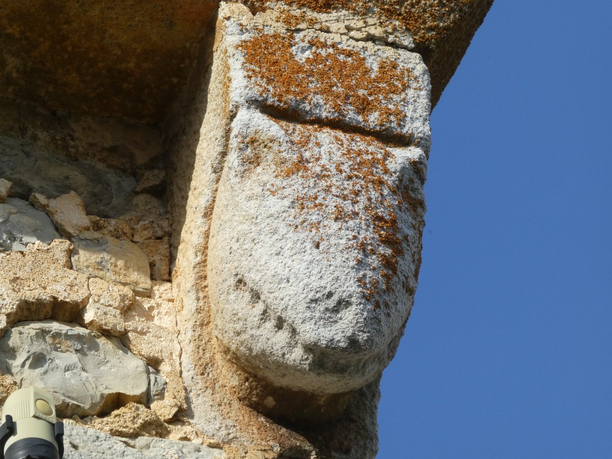 AlavaMedieval's tweet photo. Canecillos de la iglesia de San Nicolas de Bari en #Zestafe https://t.co/eyQ2vl1gLq