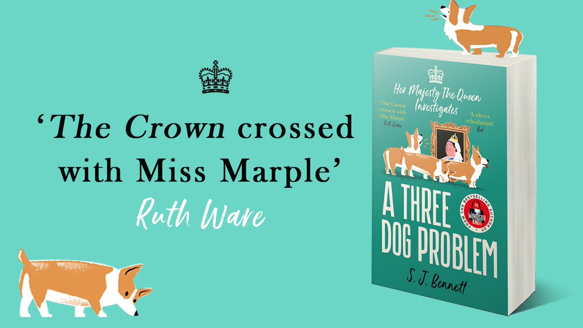 ZaffreBooks's tweet photo. With a missing painting 🎨 a body by the pool 💦 and poison pen letters flying around the palace ✒️, Her Majesty certainly has #AThreeDogProblem on her hands. . . 👑
Now in paperback! ✨ https://t.co/LrX5LjbSCF https://t.co/gw9MRG5aKt