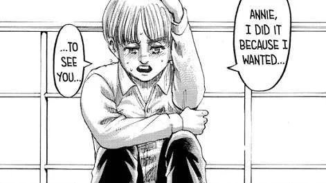 LadyBelleelmore's tweet photo. Attack on Titan's unique brand of confessions &amp; implication of romance. Even the characters seem shocked at their expressions. https://t.co/0WsaTjWvEt