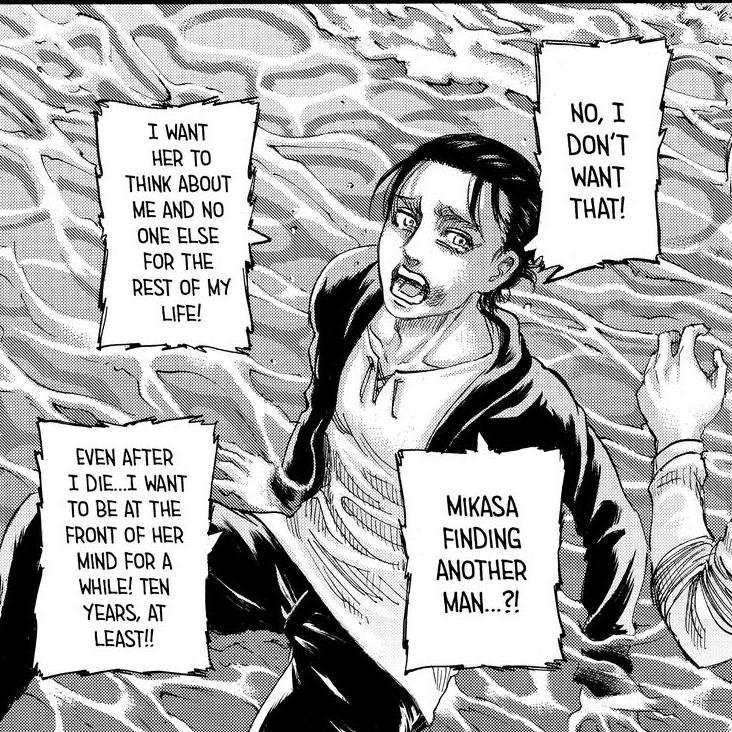LadyBelleelmore's tweet photo. Attack on Titan's unique brand of confessions &amp; implication of romance. Even the characters seem shocked at their expressions. https://t.co/0WsaTjWvEt