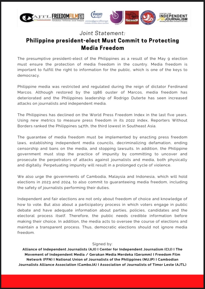 The Philippine Star on Twitter "The National Union of Journalists of the Philippines and other