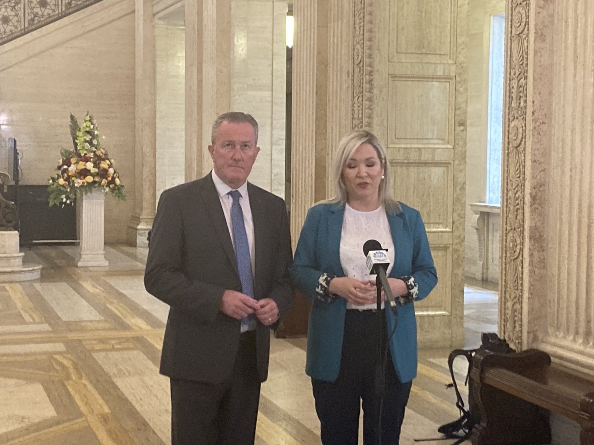 endamcclafferty's tweet photo. .⁦@moneillsf⁩ confirms MLAs will be back at Stormont on Monday to try and elect a speaker after the party’s recall motion secured enough signatures. But speaker can’t be elected without unionist support https://t.co/V9R0qz93hN