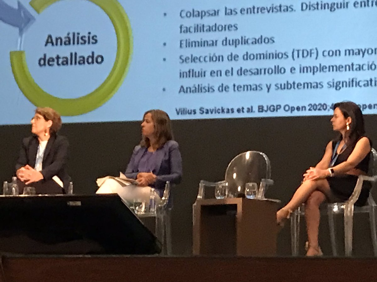 Seguimos con una mesa con una FAp gallega <a href="/CasteloRosana/">Rosana Castelo</a> 👇
“Contribución del FAP a la mejora de la calidad asisntencual “