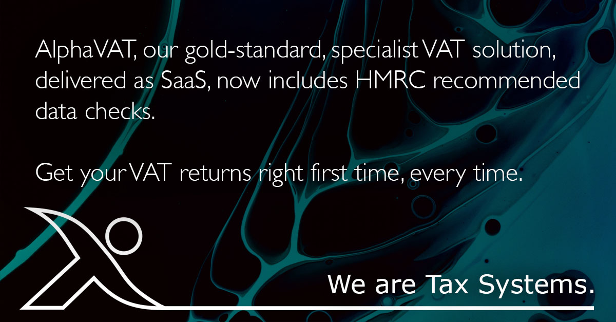 Tax Systems has become the first software vendor in the #VAT regime to successfully conclude a “#digitalchecks” trial with #HMRC. 

The future is driven by data…powered by Tax Systems.

We are #TaxSystems.

taxinsider.taxsystems.com/alphavat-inclu…