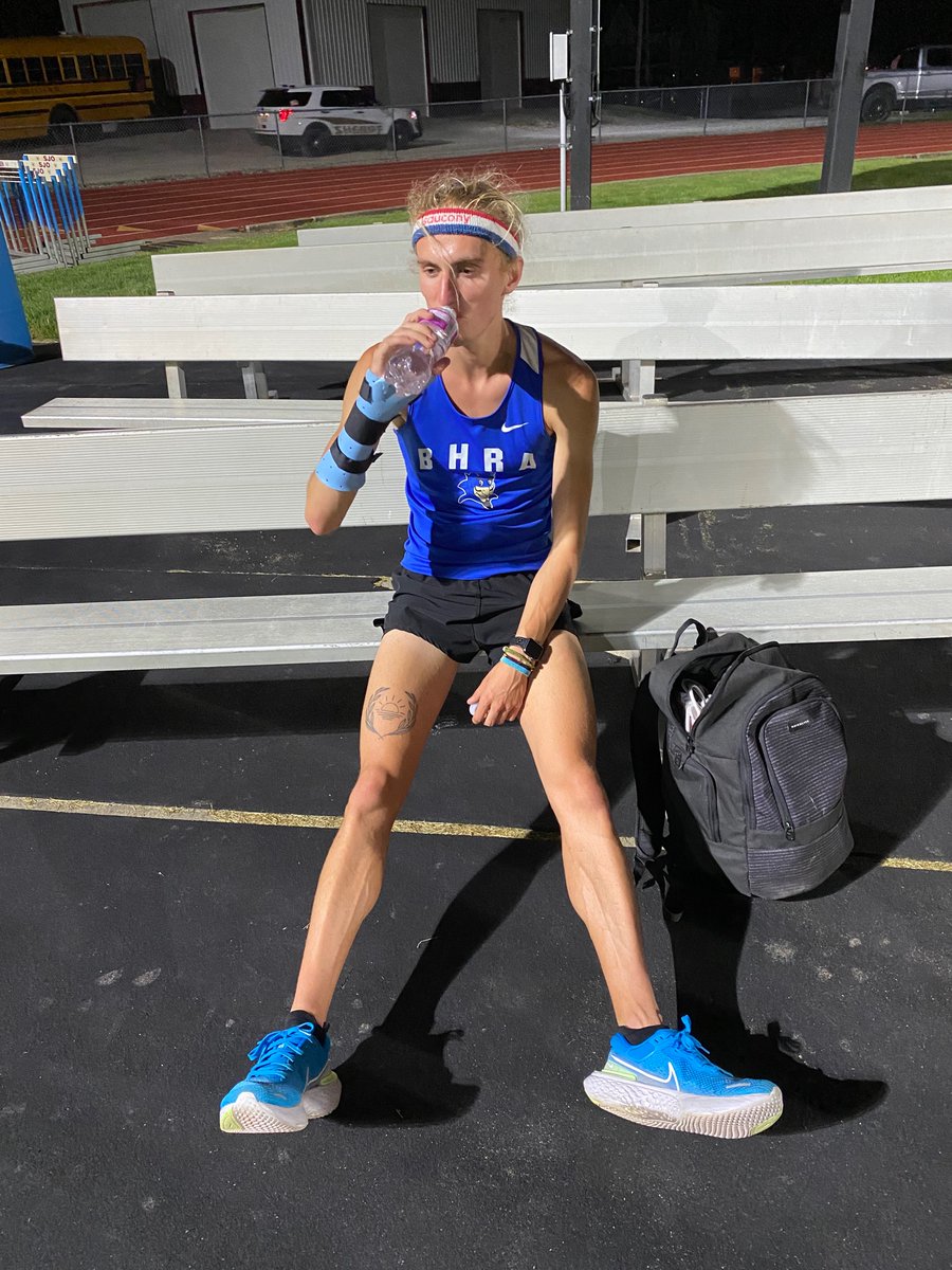 CoachWest3sport's tweet photo. These two guys are the @BHRABlueDevils individual state qualifiers. @elimojonnier will be racing  in both the 800 and 1600 prelims and Emerson in the 3200 (on Saturday). A season’s worth of accomplishments all for two days of competition. Let’s get it! https://t.co/pPCLwTYbQo