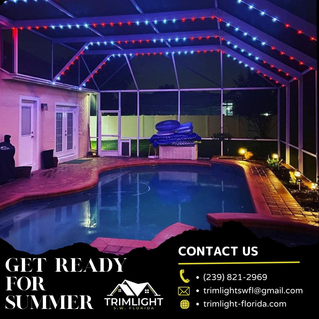 Get Ready for #Summer! There is nothing you can't celebrate with #Trimlight. Make your Summer more special with us🔥

#SummerVibes #SummerLighting #Lighting #Naples #Florida

𝐕𝐢𝐬𝐢𝐭 𝐨𝐮𝐫 𝐰𝐞𝐛𝐬𝐢𝐭𝐞 𝐧𝐨𝐰 𝐭𝐨 𝐠𝐞𝐭 𝐚 𝐟𝐫𝐞𝐞 𝐪𝐮𝐨𝐭𝐞!! trimlight-florida.com 👈👈