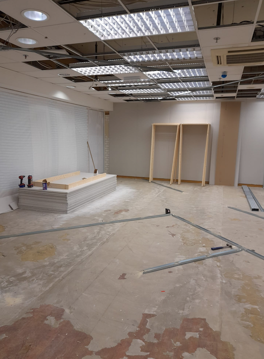 HorshamMajor's tweet photo. Pssst #Horsham we're super busy behind the scenes getting our #escaperooms ready to welcome our first adventurers in a few weeks... Here's what our set designers have been up to this week. Over and out. https://t.co/2E5gRly9MR