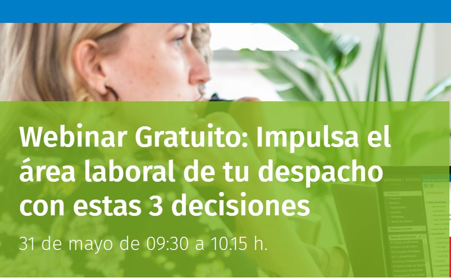 a3satel's tweet photo. ➡️¿Te gustaría conocer cómo impulsar el área laboral de tu despacho? 👥 No te pierdas este webinar organizado por @WoltersKluwerEs y comienza a transformar tu negocio 🔛
https://t.co/uSJYrh2jtL
#Arealaboral #laboral #asesorialaboral #asesorlaboral #webinargratuito #software https://t.co/MSXUWXFLYY