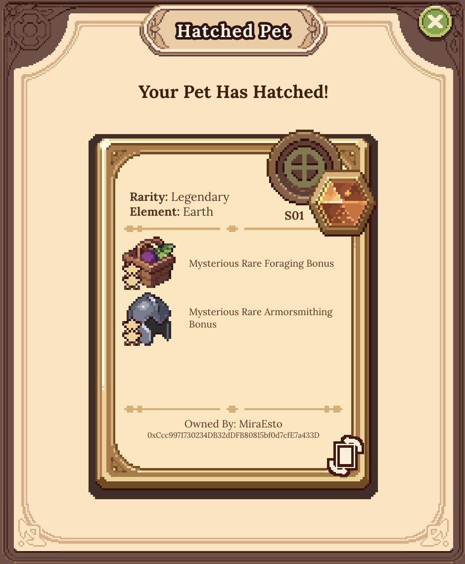 DFKnous's tweet photo. #TheHatchery opened for business last night, and while most of my #BLEGGs and #GREGGs are still incubating, I couldn't resist hatching a few right away with #GaiasBoon. I certainly got many #DFK pets that I'll be swapping for new eggs, but here are a few standouts:

$JEWEL $ONE https://t.co/il8WWWbCLN