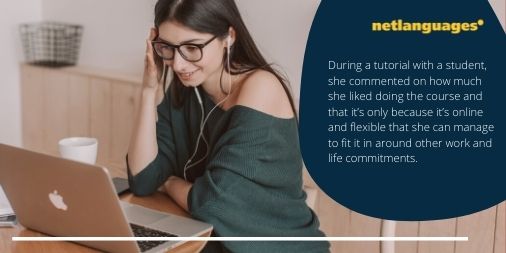 netlanguages's tweet image. Life can certainly be a juggling act, and for many, like this student, the only way to continue with professional development is with flexible online courses.
#netlanguages #onlineenglish #learningenglish