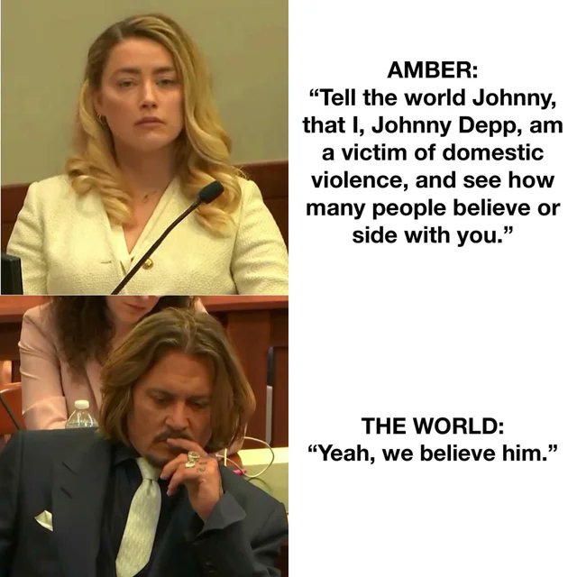 Let's get this hashtag rolling!
 #TheWorldBelievesYouJohnny
☺
#JusticeForJohnnyDepp #JusticeForJohnny #IStandWithJohnnyDepp #IBelieveJohnnyDepp 
#JohnnyDeppIsInnocent #JohnnyDepp