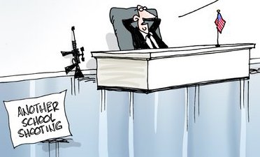 ComicStripOTD's tweet photo. Once America decided killing children was bearable, the fight for gun control was over. Click here -  https://t.co/WXZ3UTL9pD - to join @CroweJam @MatttDavies #Blitt @stevebrodner @Nick_Anderson_ @WardSutton @berrystudio1 @stevekelley710 @mluckovichajc #Darkow &amp; @Broelman #Uvalde https://t.co/v8i4XRofbV