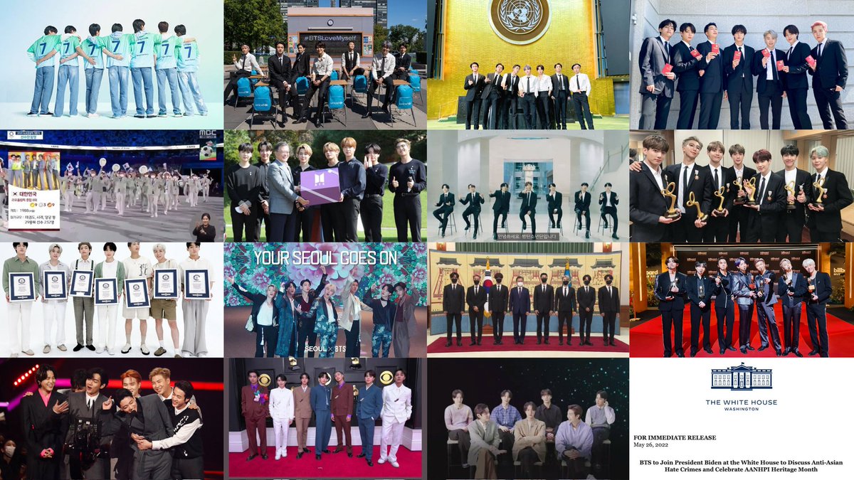 seokjinmylabsss's tweet photo. seoul ambassador , blue house , grammys , billboard , unga , oscar , amas , break alot of records , now bangtan in white house so proud of you bts bts bts paved the way 👏 https://t.co/sNCFV2OMWh